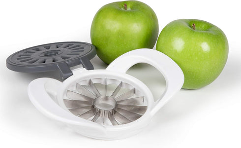 PrepWorks by Progressive 16-Slice Thin Apple Slicer and Corer, Dishwasher Safe with Safety Cover
