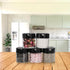 30 Pack 4 oz Foraineam Clear Plastic Jars Mini Seasoning Bottles Spice Jars with Black Flip Cap to Pour Or Shaker