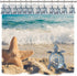 Sea Turtles Shower Curtain Hooks - Silver Metal Rust Proof Clips for Bathroom Accessories Set