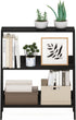 3-Tier 9.3" 23.6" 27", Furinno Ladder Book Shelf, Ladder Shelf, Open Design Bookshelf, Display Storage Bookcase, x x