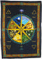 Pagan Wheel of The Year Tapestry, Natural Cycle Cotton Tapestry, 52" x 76"
