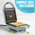 Tasty Mini Nonstick Waffle Maker, Perfect for Individual Waffles, Hash Browns, and More, Quick Results, Easy Clean Up,
