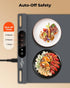 3-Level Electric Warming Mat for Food - Full Surface Fast Heating Silicone Tray with Temperature, Auto-Off, Raised Feet