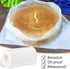 Cake Pan Side Liner Roll, 4 in x 164 ft Parchment Paper Strips for Baking, White Precut Circles.