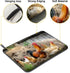 Rooster Chicken Dish Drying Mat for Kitchen Counter, Absorbent Microfiber Reversible Dish Drainer Mats, 18 x 16 In