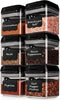 Shazo 6 PC Airtight Food Storage Containers + 6 Spoons Included -