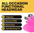 Fairly Odd Novelties Beer Soda Guzzler Helmet Drinking Party Hat, Pink