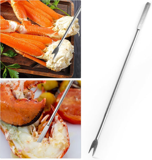 Set 2 2 4 Set Seafood Tools includes Crab Crackers, Lobster Crackers Shellers, Crab Leg Forks/Picks - Nut Cracker