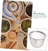 8pcs Metal Mesh Tea Infuser Filters, Replacement Strainers for Teapot and Kettle, Stainless Steel