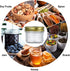 Encheng 4oz Glass Jars with Regular Lids, Mini Wide Mouth Mason Jars, Clear Small Canning Jars with Gold Lids (40 Pack)