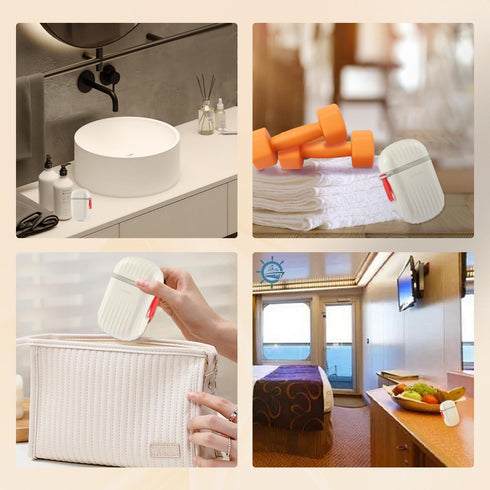 Chefiva Leakproof & Waterproof Travel Soap Case with Lid - Portable Bar Soap Holder & Draining Container for Camping