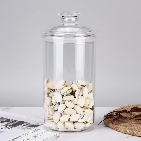 34oz Acrylic Storage Jar with Airtight Lid, Ideal Canister Container for Sugar, Tea, Spices & Bath Salt