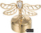 Matashi 24K Gold Plated Music Box Plays You Are My Sunshine Crystal