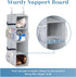 Closet 8 SLEEPING LAMB Short Hanging Shoe Organizer for Storage with Mesh Side Pockets Holds Pairs, Hanging Shoe Rack