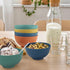 Wheat Straw Small Bowls 10oz Set of 8 - Unbreakable Dessert Bowls for Kids, Microwave & Dishwasher Safe Appetizer Bowls