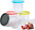 LP 4 Pcs Ice Cream Pints Containers and Lids, 16oz Cups Compatible