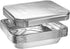 Green Direct Disposable Aluminum Foil Baking Pans with Lids - Half Size (9 x 13 inch) - Pack of 10