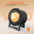 Dr.Prepare 600W Electric Ceramic Heater for Indoor Use, Portable Desk Heater for Office Bedroom, Fast Heating, Mini