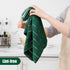 Set, 12 Pack 28 16 Inch 12 12 Inch Homaxy Microfiber Kitchen Towels and Dishcloths Soft and Absorbent Dish Hand Towels