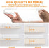 Yieach Dividers,6 Pack Closet Organization,11.1 Inch Adjustable Height Clear Shelf Acrylic Shelf Dividers for Tall