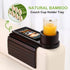 360 Couch Cup Holder,Bamboo Couch Arm Tray with Rotating Cup Holder,Foldable Anti-Slip Sofa Arm Chair Tray for Eating