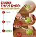 Orblue Premium Apple Corer Tool, Durable Stainless Steel Fruit Core Extractor, Red