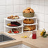 3 Shelf(2 Pack),Dish Countertop VERTORGAN Tier Bamboo Corner Drying Rack,Plate Organizer,Kitchen Spice Rack