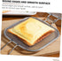 SUPVOX Sandwich Grill Folding Tray Microwave Toaster Sandwich Maker Bread Slice Grill Oven Bread Clip BBQ Grill Outdoor Household Bread Press Stainless Steel Breakfast Cheese