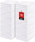 HOMEXCEL Waffle Weave Microfiber Towel, 50 Pack Lint Free Bulk Cleaning Rags,