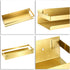 OwnMy 12 Inch Gold Shower Shelf Stainless Steel Shower Caddy Bathroom Shower Rack Shower Baskets, Rust Proof Metal