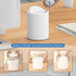 Desk,1.5L Countertop Mini Desk Trash Can with Lid for Brushed Stainless Steel Trash Can with Lid for Desktop Car Office