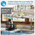 Tell Love 360 Kitchen Sink Caddy, Sponge Holder with Towel Holder, Kitchen Holder for Sink with Degree Rotating Drain
