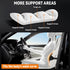 Veitail Lumbar Support Pillow for Car,Back Support for Car Seat Cushion,Adjustable Straps Securely Fixed Car Lumbar