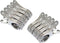 Outdoor Heavy Duty Clothespins, 10 Pack Large Stainless Steel Quilt Clips, Beach Towel Clips, Rubber Tipped Metal