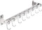 Dseap Pot Rack - Wall Mounted Hanging Rack with 8 Hooks, Double Bars for Pots and Pans, Chromed