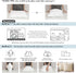MIULEE Throw Pillow Insert - Premium Sham Rectangle for Decorative Cushion Bed Couch Sofa (12x20 Inch)