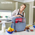 BAGSPRITE Stand Mixer Cover with Appliance Sliders Base, Compatible with KitchenAid Mixer, Storage Bag with Pockets