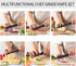 Kitchen Knife Set with Magnetic Strip, Black Cooking Knives, Sharp Stainless Steel Chef Knife Set for Meat & Veggies