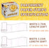Baking Parchment Paper Side Liners for Round Cake Pans, Non Stick Pan Lining Paper 3.15in x 164ft, Pre-cut Heat