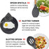Kitchen Cooking Utensils Set, 6Pcs Silicone Gadgets with Wooden Handle, Heat Resistant Spatula, Ladle, Turner Set