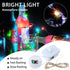 12 Pack 7ft 20 (12, Multicolor Fairy Lights Battery Operated, LED Mini String Twinkle Lights for Easter Valentine's Day