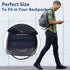 Mini Lunchbox Small Lunch Bag for Men Women, Insulated Thermal Lunch Box, Portable Cooler Bag, Blue