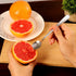 5 PCS Stainless Steel Grapefruit Spoons, Serrated Edge Utensil Set with Thick Gauge Handle for Kiwi, Dessert, Citrus