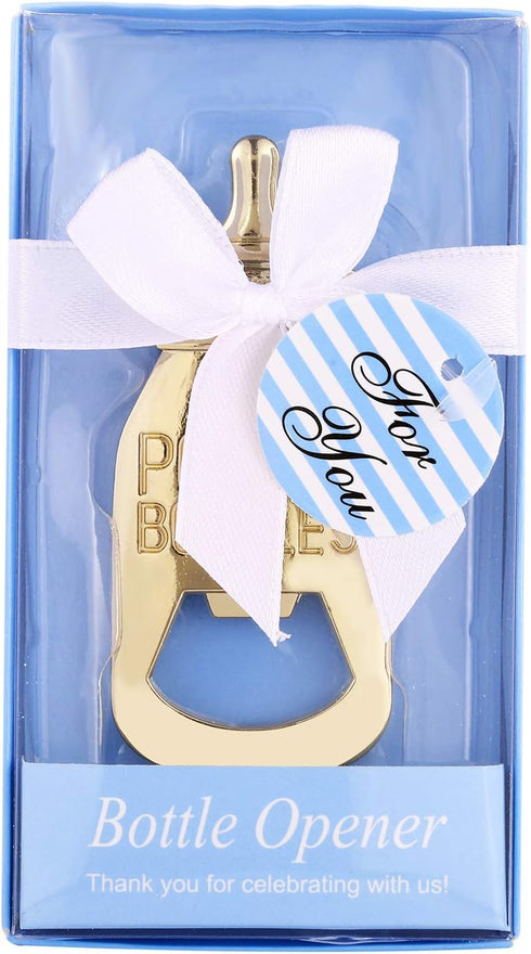 Yuokwer Set 24 24) of Bottle Opener Baby Shower Favor For Guest,Cute Poppin Bottle Shaped Bottle Opener Favors for Baby