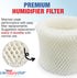 LifeSupplyUSA Humidifier Filter Replacement Wick Filter C for Honeywell Duracraft HC-888 Series