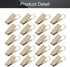 MroMax 60PCS Curtain Clip Hook Set for Home Decoration, Light Gold