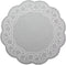 LJY 120 Pieces White Lace Round Paper Doilies for Cake Packaging, Wedding Tableware Decoration (9.5 Inch)