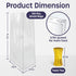 volila 100 Pack Reusable Plastic Bread Bags - Clear Loaf Bags for Homemade Bread - Perfect for Baked Goods Storage
