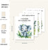 LARTSFRO 10x8 Inch Set 4 Woodland Nursery Animals Bible Verse Decor Wall Art Prints Poster, Cute Baby Forest Nursery