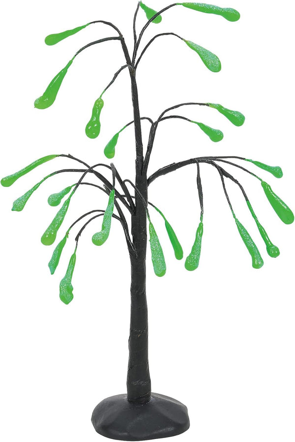 Department 56 Halloween Village Accessories, Haunted Slime Tree Figurine, 9 Inch, Multicolor